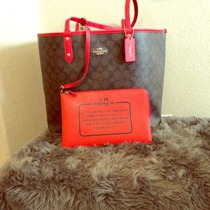 Reversible Coach Tote
